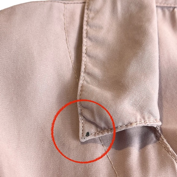 Zara Belted Mini Dress Pink Size S Button Front V Neck Lightweight Dolman Sleeve - Picture 10 of 11